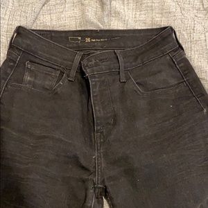 Levi high rise skinny jeans